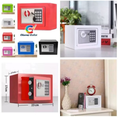 1 KÉT SẮT ĐIỆN TỬ MINI CÓ KHE BỎ TIỀN BẢO MẬT CAO AN TOÀN CHỐNG TRỘM