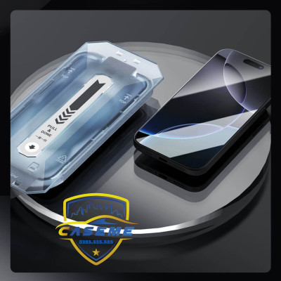 Kính cường lực cho iPhone 16 Pro Max, iPhone 16 Pro, iPhone 16 Plus, iPhone 16 hiệu NillkinAmazing CP+ Pro full màn hình, chống vân tay, chống vỡ, chống xước cao cấp - Hàng chính hãng.