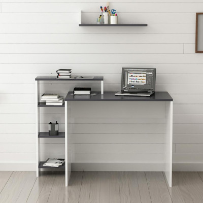 Bàn vi tính gỗ phong cách hiện đại SMLIFE Dracule