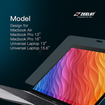 Dán màn hình Zeelot Mbook Pro 13/16 inch 2020 - Hàng chính hãng