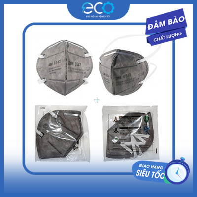 Khẩu trang 3M 9542, có dây đeo qua gáy, đạt chuẩn N95