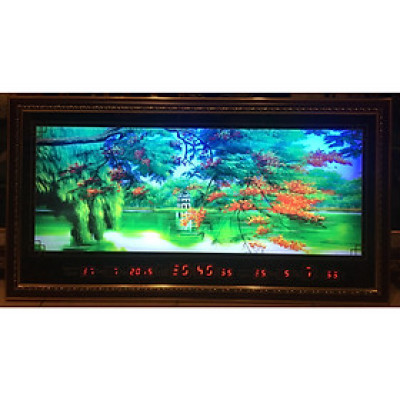 Tranh lịch đồng hồ, Hồ Gươm - 8615