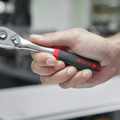 Tay vặn xiết lực 3/8 inch tự động bánh cóc 175mm Wiha 45625 (72 răng)