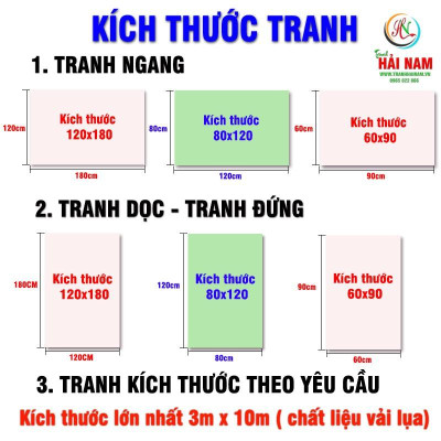 Tranh dán tường 3D phòng thờ chữ phúc - tranh cuốn thư câu đối phòng thờ- tranh trang trí phòng thờ- vải lụa