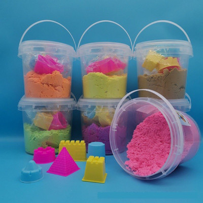 Bộ Đồ Chơi Cát Động Lực Cho Bé Kèm Xô Và Khuôn Đủ Sắc Màu