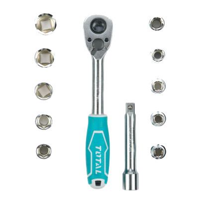 Bộ cần 2 chiều và 12 đầu tuýp 1/2