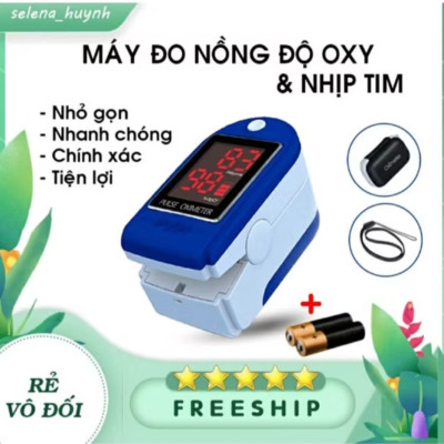 THIẾT BỊ KẸP NGÓN TAY ĐO NHỊP TIM OXY MÁU KIỂM TRA SỨC KHỎE HÀNG NGÀY