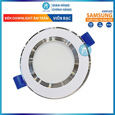 Đèn Dowlight âm trần 3w-7w-9w ( 3 màu) Lỗ khoét 85mm; ĐK: 120mm - GJ