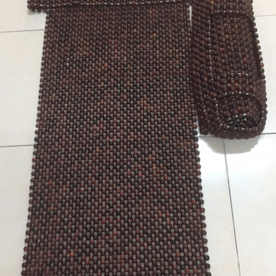 Đệm Lót Ghế Giám Đốc Văn Phòng Hạt Gỗ Cẩm hạt 12ly ( hình thật ) - Nệm , khoác ghế ô tô - Trang trí nội thất phong thủy phòng làm việc , phòng học 