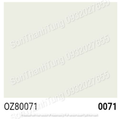 OEXPO ZOCO ALPES FOR EXTERIOR – SƠN PHỦ NGOẠI THẤT BÓNG CAO CẤP- OZ80071