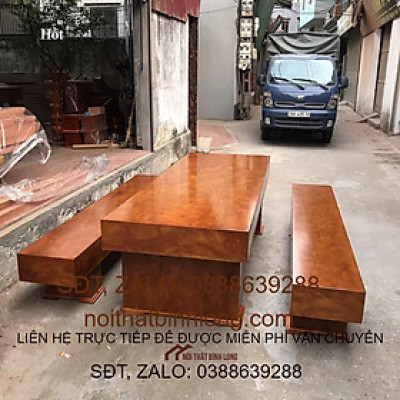 Bàn Ghế K3 Gỗ Cẩm Vàng