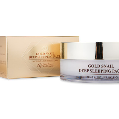 Mặt nạ ngủ sáng da, ngăn ngừa lão hóa Gold Snail Deep Sleeping Pack 