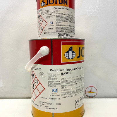 Sơn Epoxy Jotun Penguard Topcoat base 1 màu hồng - RAL 3015 _5L/bộ