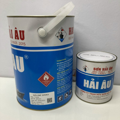 Sơn Epoxy Hải Âu màu vàng EP655 5L/Bộ