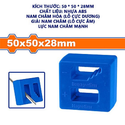 [CHÍNH HÃNG] Cục tạo khử từ tua vít 50x50x28mm WADFOW WKM1601