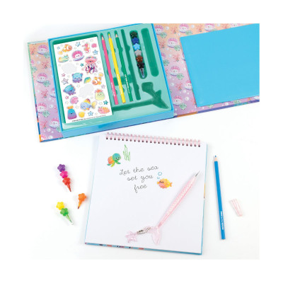 Combo Tô Màu Và Sketchbook - Aquatic Artist Deluxe 3C4G 12091