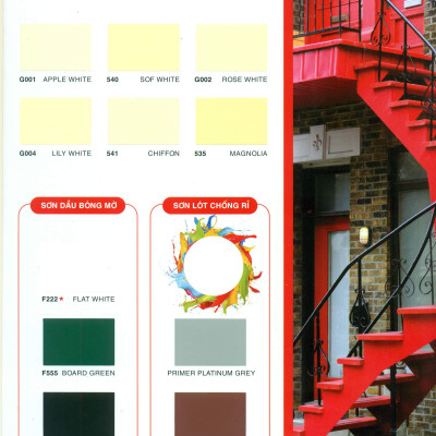 Sơn lót chống rỉ Galant màu đỏ 375ml