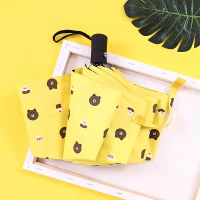 Ô dù đi mưa , che nắng vải dù gấp gọn , hình gấu dễ thương cute nhiều màu ,chống thấm nước ,chống tia UV , trẻ trung , hiện đại nhỏ gọn dễ dàng mang theo mọi nơi  