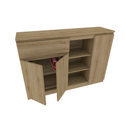 Tủ giày thấp nhiều kệ ECOFURNIX GT-TGT-244