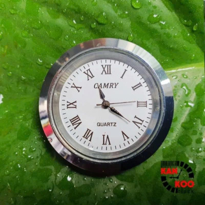 Mặt Đồng Hồ Để Bàn Camry D37 – Gắn Đồng Hồ Pha Lê, Gỗ, Decor | Có Sẵn Pin, 2 Màu Vàng & Bạch Kim