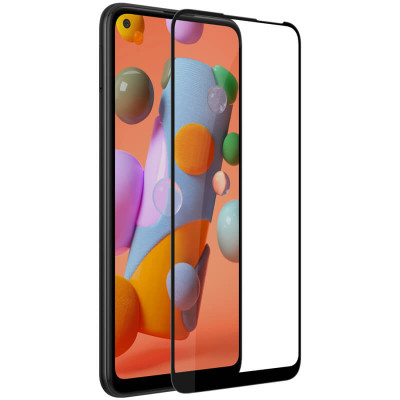 Miếng dán kính cường lực full 111D cho Samsung Galaxy A11 hiệu HOTCASE - Hàng nhập khẩu