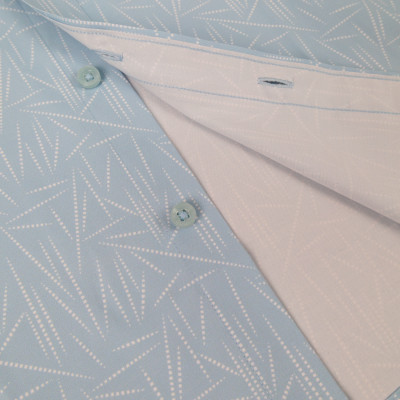 Áo sơ mi nam ngắn tay Khatoco A1MN468T2-CNIN672-2612-N