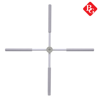 BG Gậy Tập Lưng, Vai 6015 GREY, Chống Gù, Uốn Thẳng Lưng, Gậy Tập Yoga ( hàng nhập khẩu)