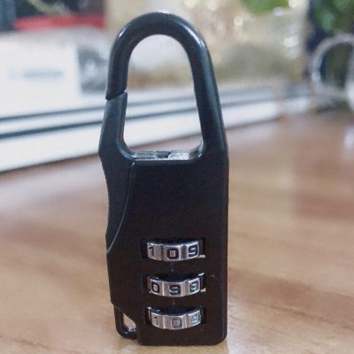 Ổ khoá mini khoá mã số 3 có móc treo chắc chắn tiện lợi 