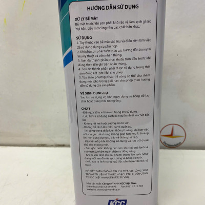 Sơn Alkyd KCC LT313 Base A màu xám RAL 7035 _4L