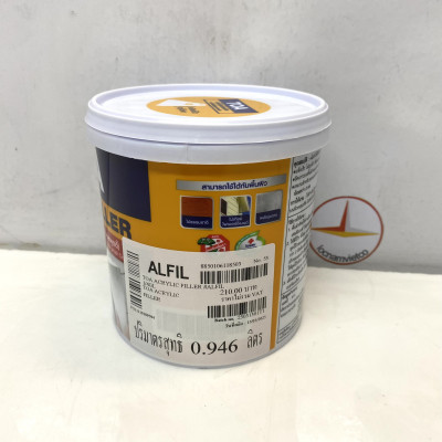 Keo xử lý nứt tường, trám vá lỗ đinh TOA Acrylic Filler 1 kg/Lon