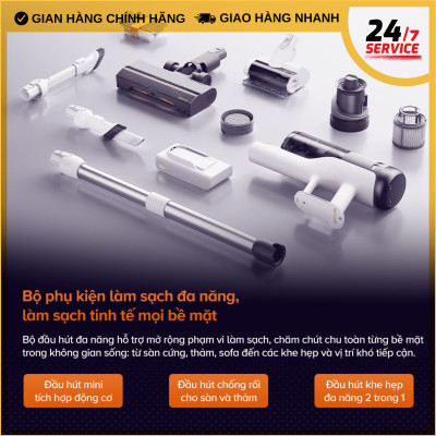 Máy hút bụi cầm tay Roborock H60 Hub Pro- Hàng Chính Hãng