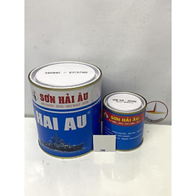 Sơn Epoxy Hải Âu màu trắng EP790 1L/Bộ