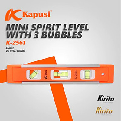 Thước Thuỷ - Li vô 20cm Cân Bằng Kapusi Cao Cấp K2561