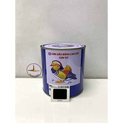 Sơn dầu cao cấp TOA Con Vịt màu đen MD 999 _ 800 ml