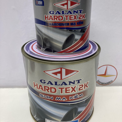 Sơn sắt mạ kẽm không cần lót Galant Hard Tex 2K Pacific Blue 432 1L/bộ