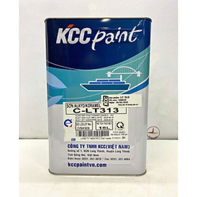 Sơn Alkyd KCC LT313 Base C màu xanh D40434 _ 18L