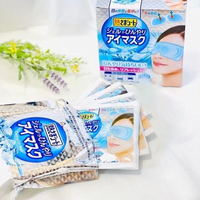 Mặt nạ massage mắt Kobayashi Cooling Eye Mask hương bạc hà dễ chịu, thư giãn đôi mắt Nhật Bản 5 miếng