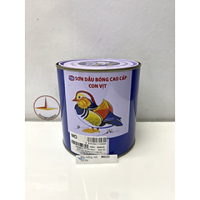 Sơn dầu cao cấp TOA Con Vịt màu trắng mờ MD 222 _ 800 ml