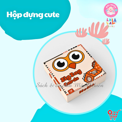 Sách Vải ZicZac Đa Tương Tác Kiêm Đồ Chơi Quây Cũi Kích Thích Thị Giác Cho Trẻ Sơ Sinh - Lalala Baby