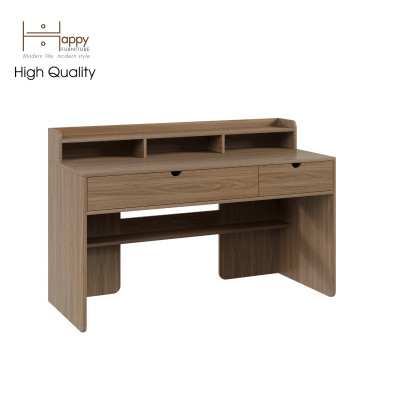 [Happy Home Furniture] CIRCLE , Bàn làm việc 2 ngăn kéo, 140cm x 60cm x 91cm ( DxRxC), BAN_046