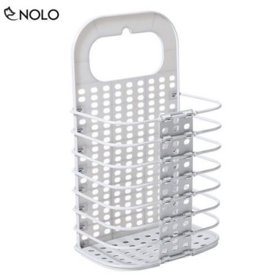  Bộ Sọt Giỏ Đựng Quần Áo Vật Dụng Treo Tường Chất Liệu Nhựa PP Có Thể Gấp Gọn Tiện Dụng