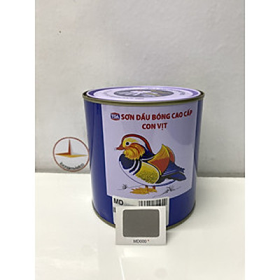 Sơn dầu cao cấp TOA Con Vịt màu bạc MD 000 _ 800 ml