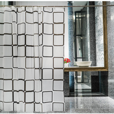 Rèm Phòng Tắm, Rèm Cửa Chống Thấm Nước và Chống Nấm Mốc (Kèm móc)