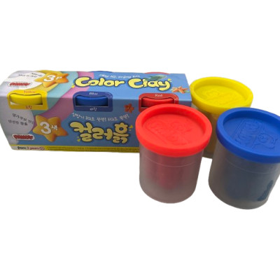 Đồ chơi bột nặn màu sắc loại 3 hủ  PANDY thương hiệu Hàn Quốc