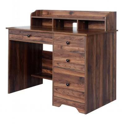 Bàn làm việc kèm tủ thiết kế đẹp SMLIFE Dagger