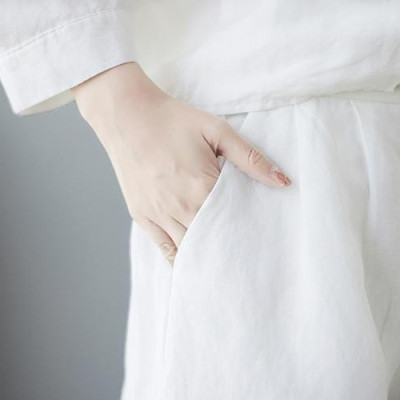 Set bộ sơ mi Linen đi chơi, đi biển xinh, mẫu mới mùa hè năm nay, phong cách cá tính trẻ trung