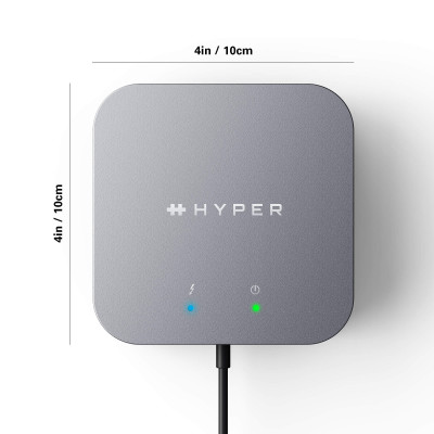 Cổng chuyển Hub HyperDrive Thunderbolt 3 Mobile Dock - HDTB3TD - Hàng chính hãng