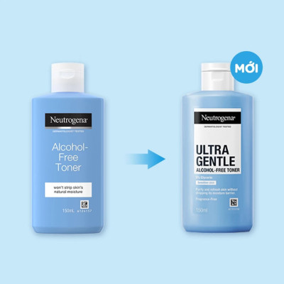 Nước Hoa Hồng Neutrogena Alcohol Free Không Cồn 150ml
