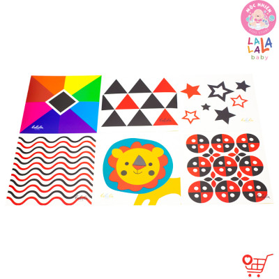Bộ Thẻ Zigzag Lalala Baby Kích Thích Thị Giác Trí Não Cho Trẻ Sơ Sinh (0-12 Tháng)