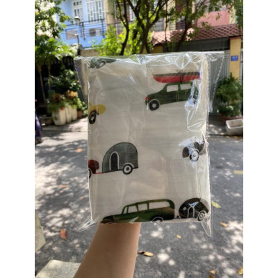 Khăn Tắm, Chăn Đắp Sợi Tre Cho Bé Sơ Sinh Cao Cấp UNMEI An Toàn, Mềm Mịn Cho Bé Từ Sơ Sinh Kích Thước (1m2 x 1m2)